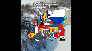 First Comment Changes Europe Part 8 #europe #map #eu #shortsvideo