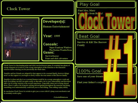 Clock tower прохождение полностью на русском (проклятый замок)