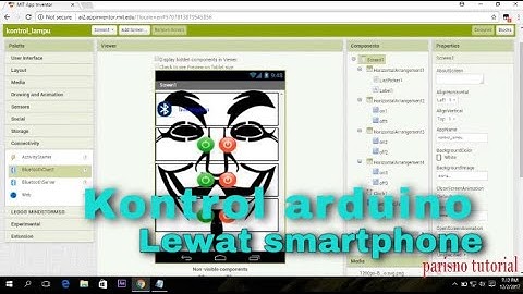 membuat aplikasi android untuk menyalakan lampu rumah via bluetooth | APP INVENTOR