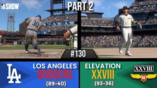 MLB The Show 21 - #130 | Season 3 | Part 2 - Los Angeles Dodgers vs. Elevation XXVIII | Game 3