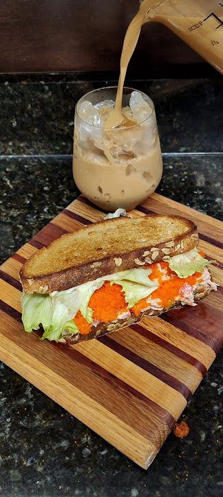 #tunasalad #sandwich #tunasandwich 🐟🥪