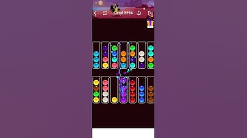 Color sort / Ball sort level 5594