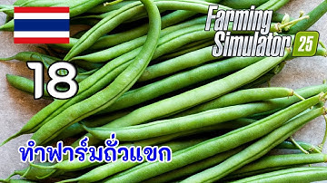 Farming Simulator 25 EP18 สอนทำฟาร์มถั่วแขก