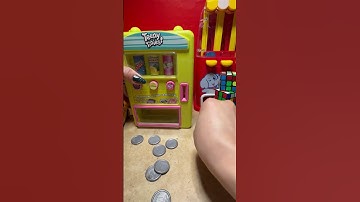 ASMR~BEST SATISFYING REFILLING MY MINI TEENY TINIES BEVERAGES MACHINE #short #shorts #fivebelow