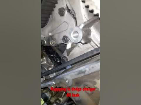 found leak dodge charger oil pump leak.@bernzmechanicvlog - YouTube