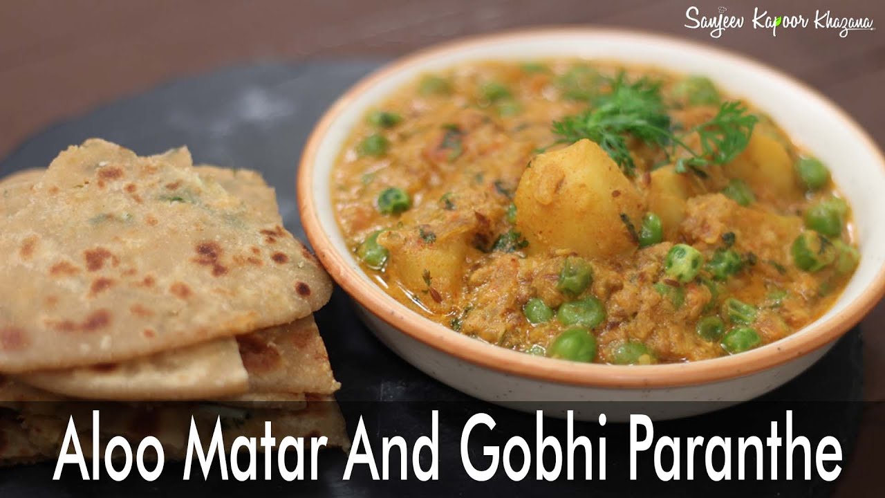 Aloo Matar And Gobhi Paranthe | Majha Kitchen | Sanjeev Kapoor Khazana