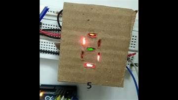 DIY 7 Segment Display With LED & Arduino | Arduino LED Interfacing #arduino #diy #led  #display