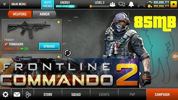 DOWNLOAD FRONTLINE COMMANDO 2 - MOD APK (UNLIMITED GOLD & MONEY) v3.0.3 - ANDROID