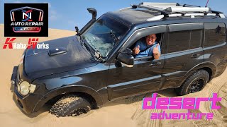 DNC AUTO REPAIR | FILOFFS UNITED | NEWBIE RIDE | AL QUDRA DESERT | PAJERO 4x4 Dune Bashing