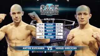 CAGE 29 Main Event: Anton Kuivanen vs Sergej Grecicho