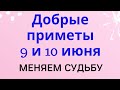 Добрые приметы 9 и 10 июня. Меняем судьбу.