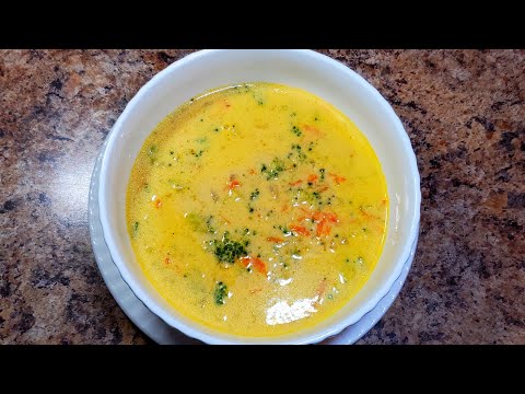 Video: Sup Brokoli Berkrim Dengan Keju