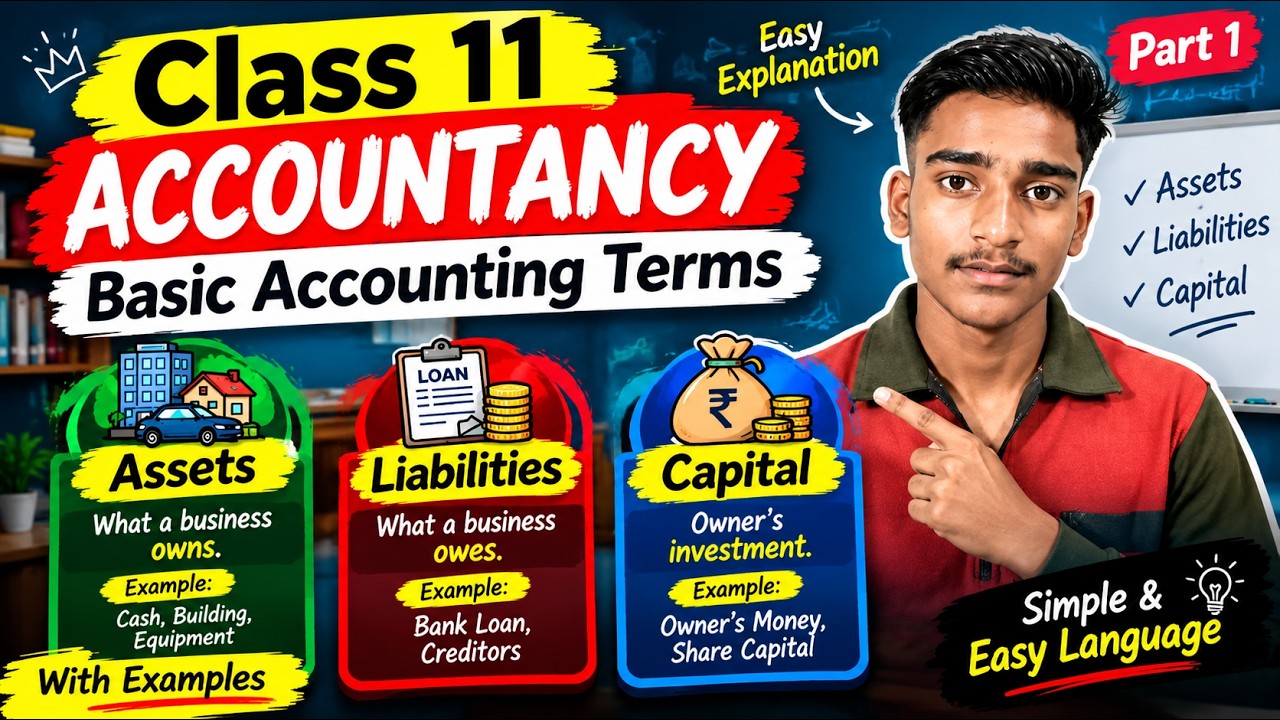 📚 Class 11 Accountancy | Basic Accounting Terms Part 1 🔥 - YouTube