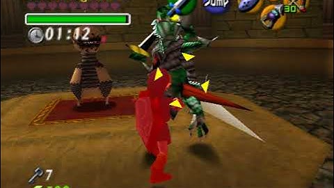 Ocarina of Time Gerudo Training Ground Dinalfos Room 8th Key