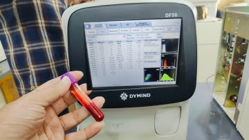 Dymind 5 Part Blood Counting Procedure & Results with Histogram