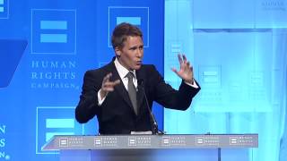 Dustin Lance Black at the 2012 HRC National Dinner