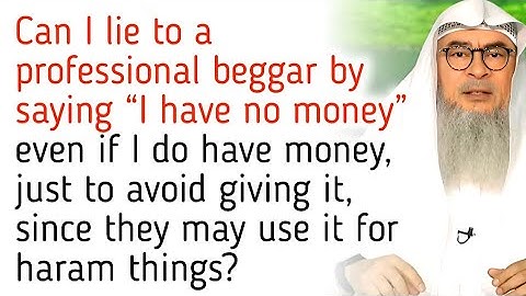 Is It Permissible to Tell Beggars 