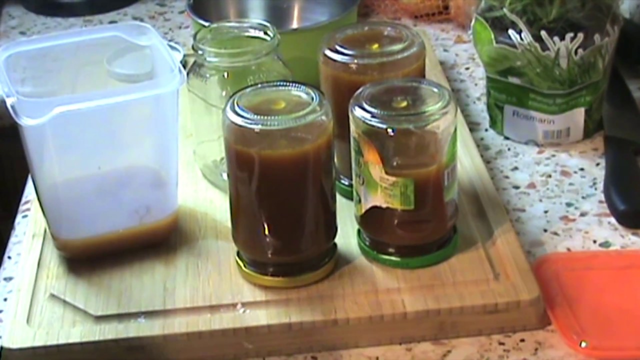 Braune Sauce selber Kochen ( Demi-glace) - YouTube