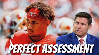 Steve Young gives PERFECT assessment of 49ers Trey Lance