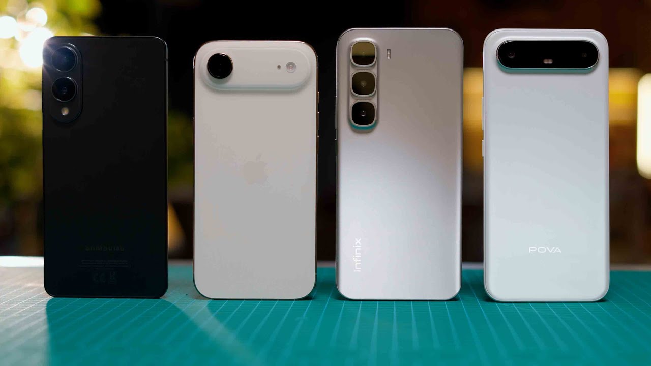 أنحف 4 هواتف في 2025… مقارنة تفاجئك بالنتيجة!