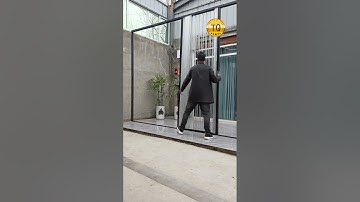 The pc folding door can be installed to isolate the cold air exposure.