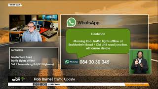 Traffic update | 30 September 2025