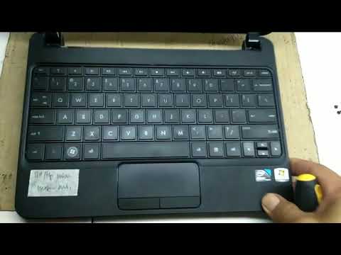 Langkah - langkah perbaikan Netbook HP Mini 110 rusak Matot atau mati total. Di colok carger yg paka. 