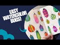 Easy Watercolor Bugs
