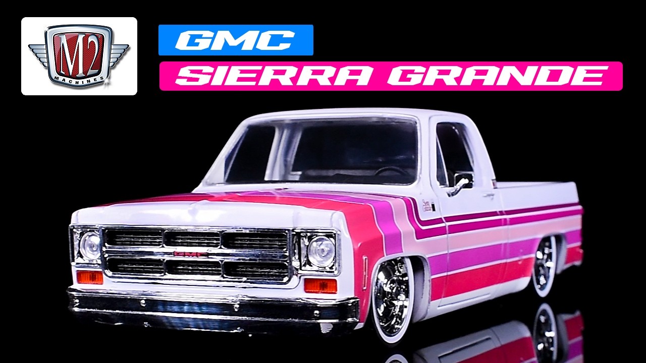 1976 GMC Sierra Grande 15 Pickup Truck White with Stripes Limited