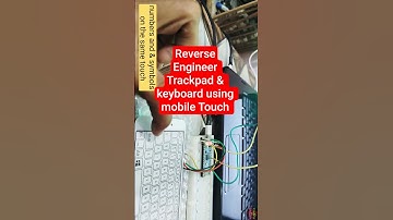 Android Touch Screen as Trackpad & Keyboard using Raspberry Pi Pico | #shorts, #shortsvideo, #diy