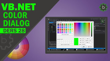 Visual Basic .Net - ColorDialog / Renk Paleti Kullanımı (VB.NET Projeleri)