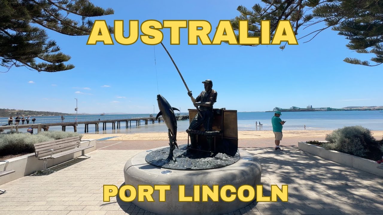 【4K】Australia Walk Tour 2025 | SA’s Best Remote Town – Port Lincoln | Foreshore Walk