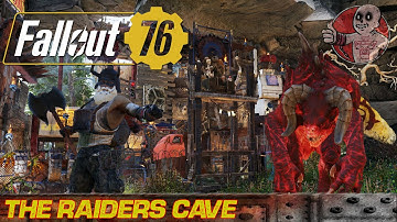 Fallout 76 Camp Build - The Raiders Cave - By Nux
