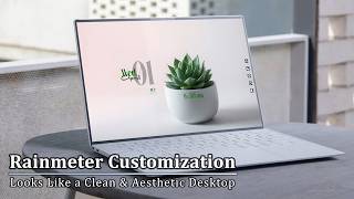 Next-Level Minimal Desktop | Rainmeter Setup You Must Try