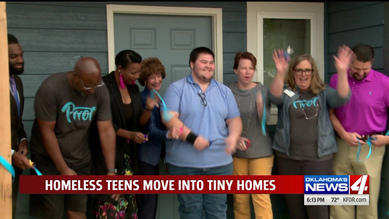 newspaper mockup Tiny homes give homeless youth a place to live independently