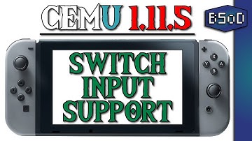 Cemu Emulator | Nintendo Switch Controller Support