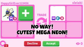 😱😛 FINALLY I TRADED My MEGA NEON CRIOSPHINX For This SUPER CUTE VERY OLD HIGH VALUE MEGA NEON PET!