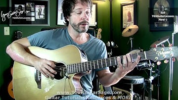 YGSGL - 6th & 5th String Root 1 Octave Major Scale - Beginner Acoustic Guitar Lesson