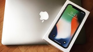 Распаковка нового  iPhone X на 256 GB