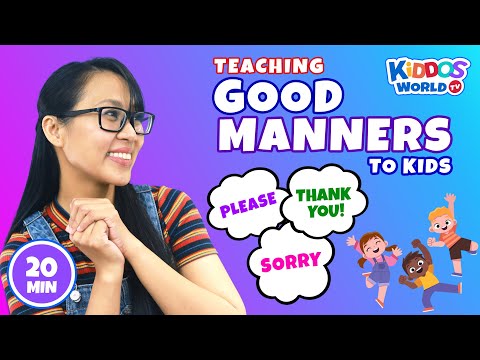 Learning Good Manners for Kids - Miss V Teaching Children with good behaviour and Being Polite
