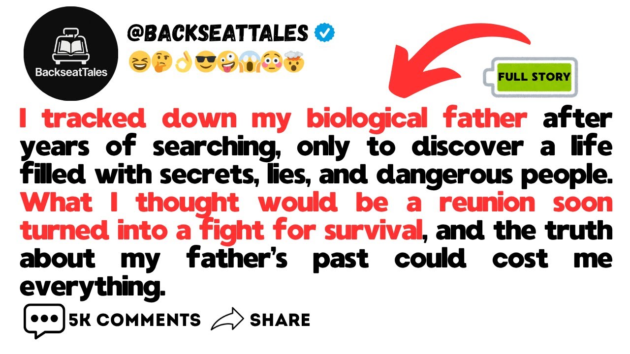 I Tracked Down My Biological Father, But His Life Was Nothing Like I'd Been Told...