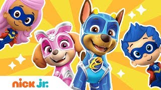 Hero Songs Ft Paw Patrol Mighty Pups Bubble Guppies More Stay Home Nick Jr