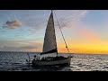 Sailing alone overnight to kauai and escaping huge swell