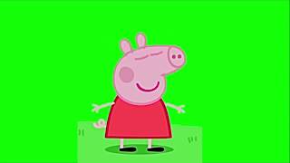 Свинка Пеппа, Peppa Pig,футаж на хромакее