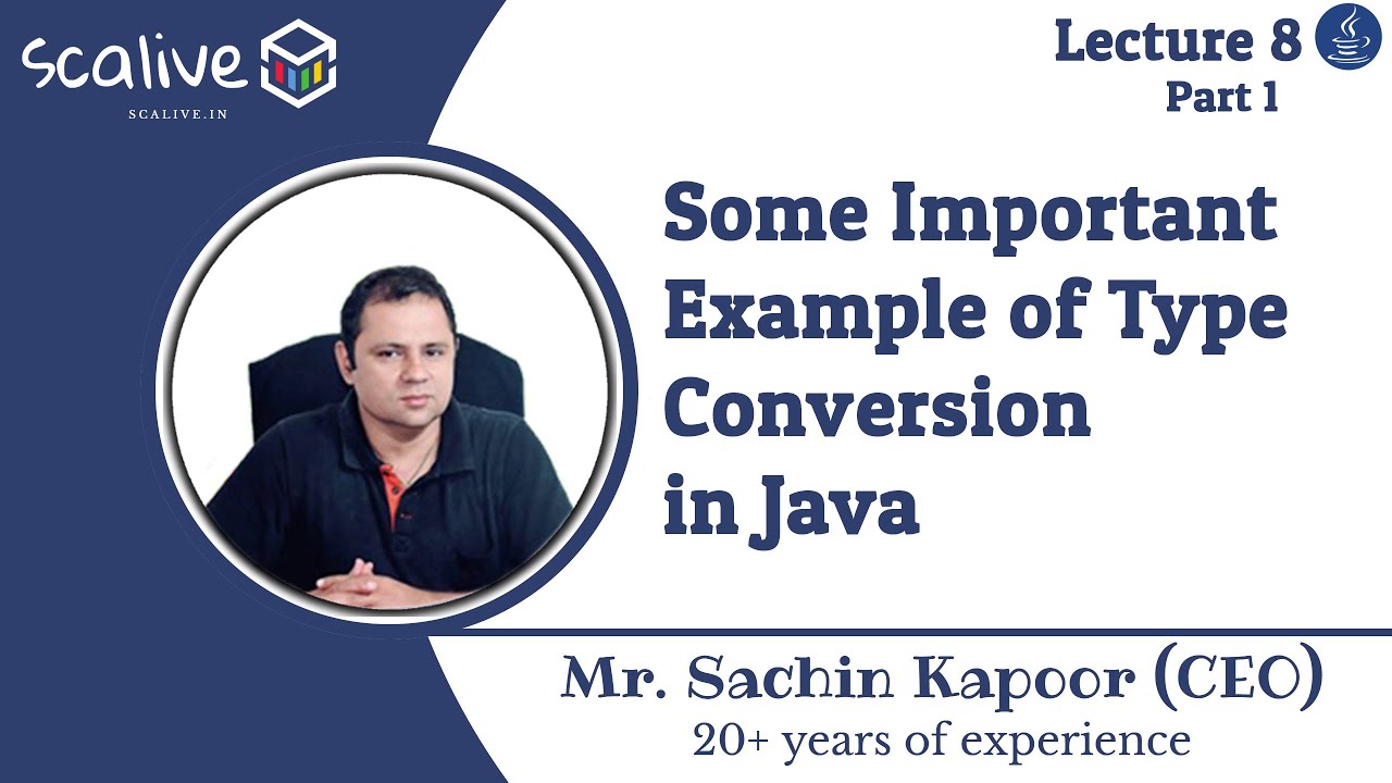 Lecture 8-1 || Some Important Example of Type Conversion in Java ...