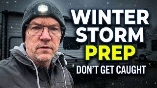 Don't Get Caught Unprepared — Camper Winter Storm Checklist