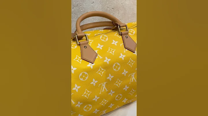 Up close and personal with one of Pharrell’s new Louis Vuitton speedy bags #louisvuitton