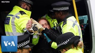 Arrests As Climate Activists Block Roads In London