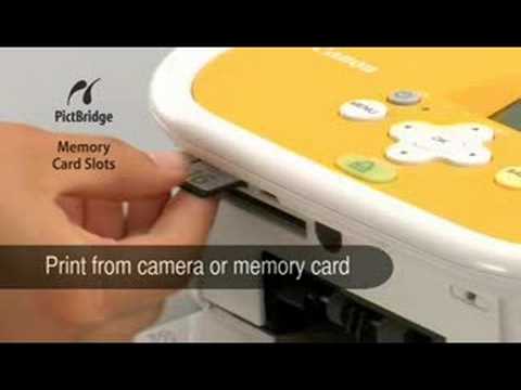 Canon SELPHY CP770 Compact Photo Printer - YouTube