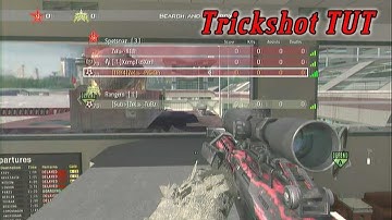 TrickShot Tutorial - Tac-Knife Flip/M1014 Barrel Roll(Mw2)